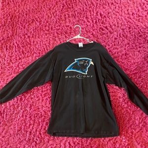 Carolina Panthers Bud Light Rare 2 Sided XL t-shirt